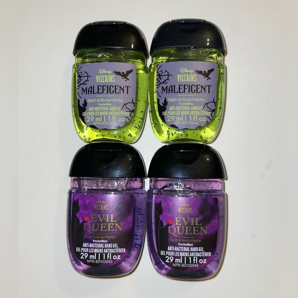 Bath & Body Works Disney Maleficent & Evil Queen Hand Sanitizer Gel Pocketbacs